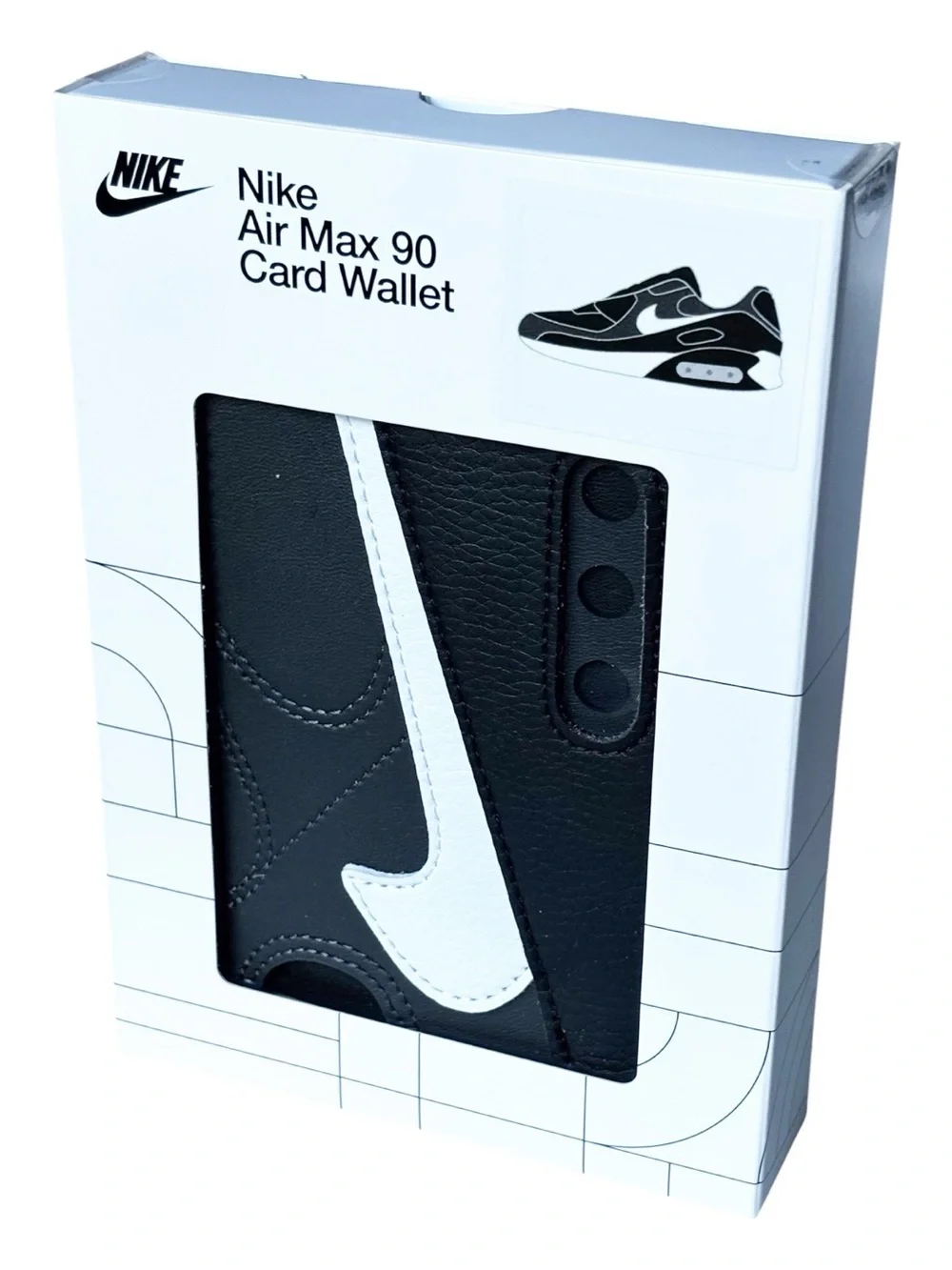 Nike Icon Air Max 90 Card faux leather Wallet unisex NWT with sealed box